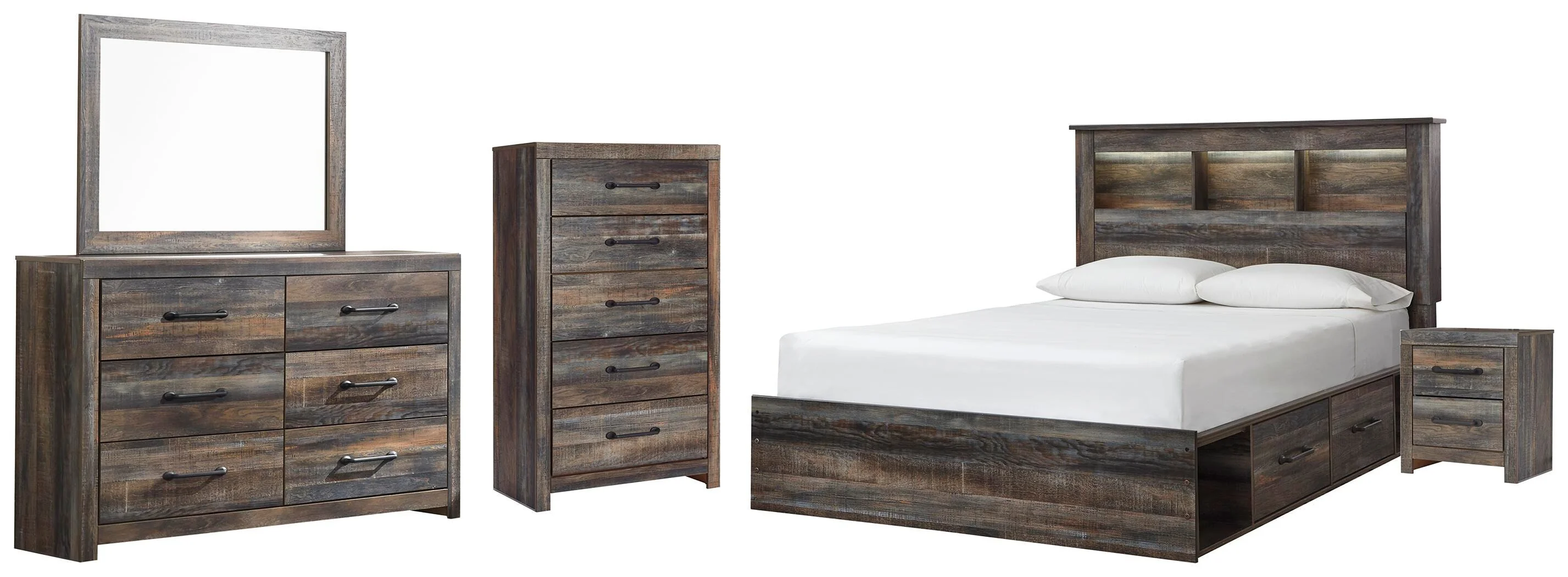 Drystan Bookcase Bed Bedroom Set - Image 26