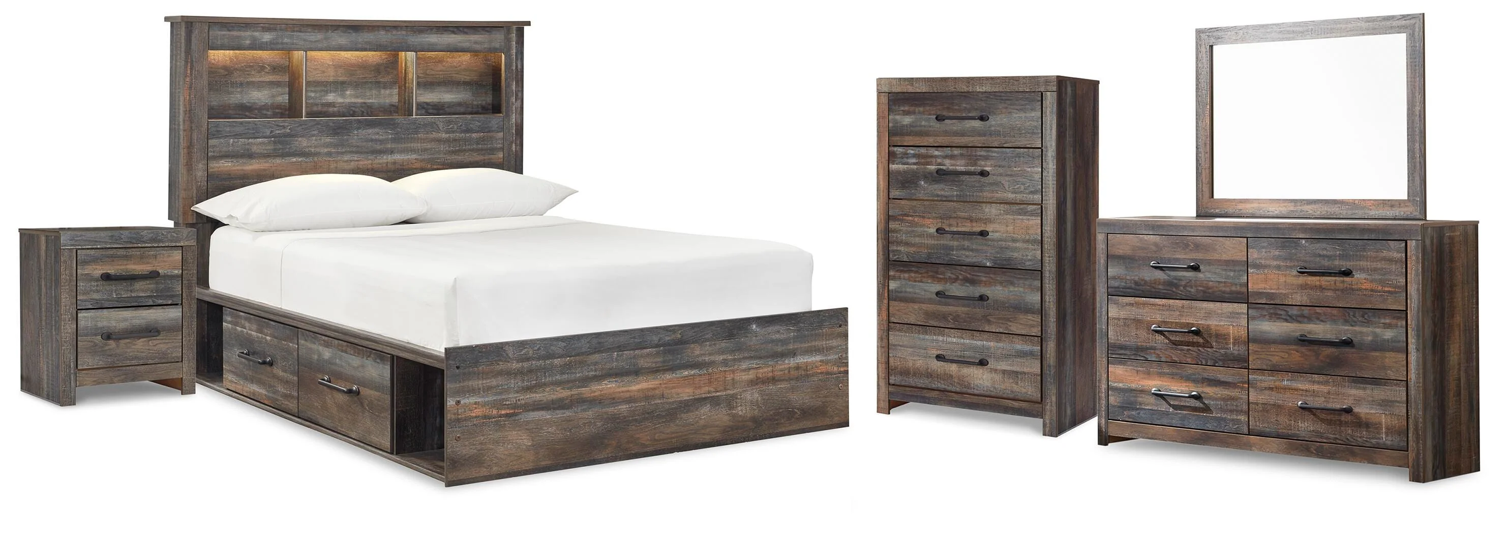 Drystan Bookcase Bed Bedroom Set - Image 36