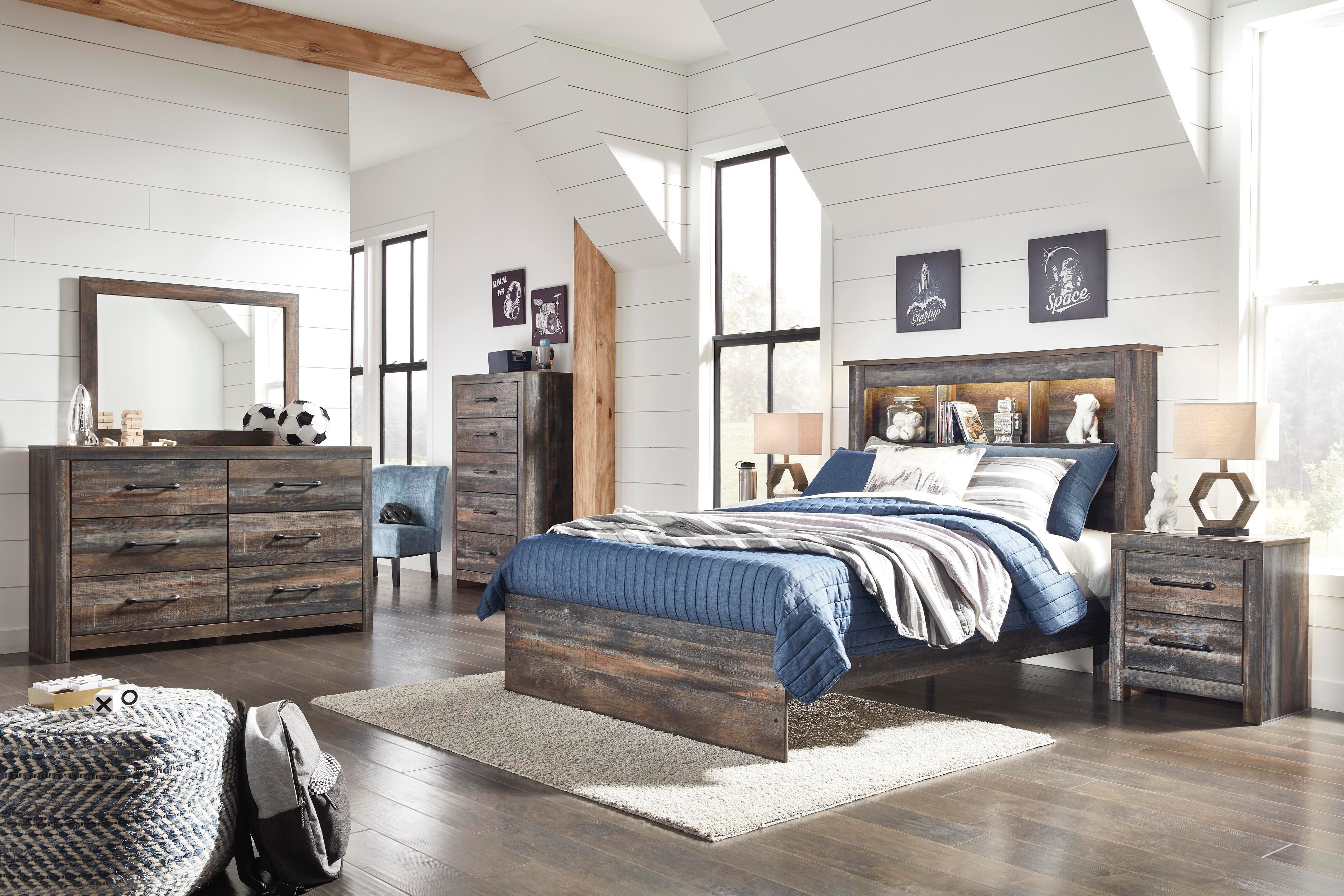 Drystan Bookcase Bed Bedroom Set - Image 37