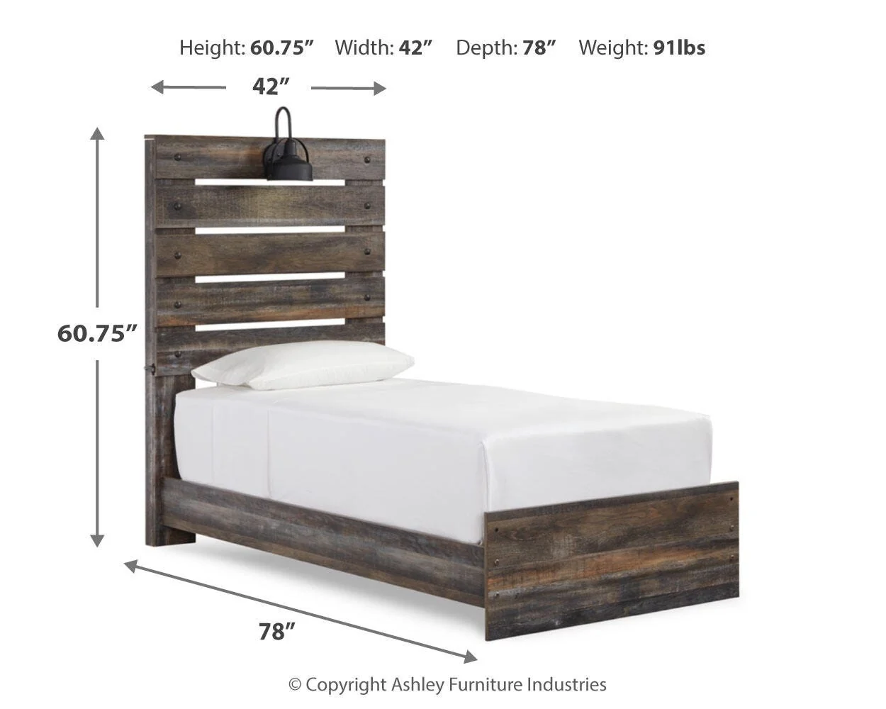 Drystan Panel Bed - Image 15