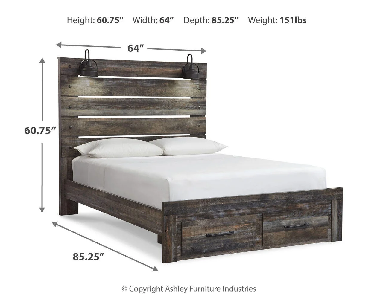 Drystan Panel Bed Bedroom Set - Image 95