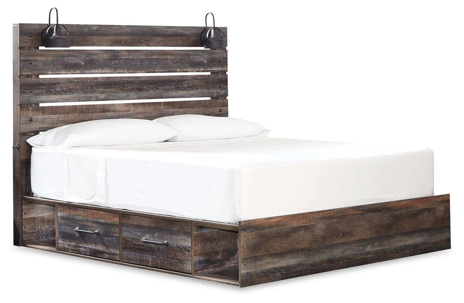 Drystan Panel Bed with 4 Storage Drawers - Image 2