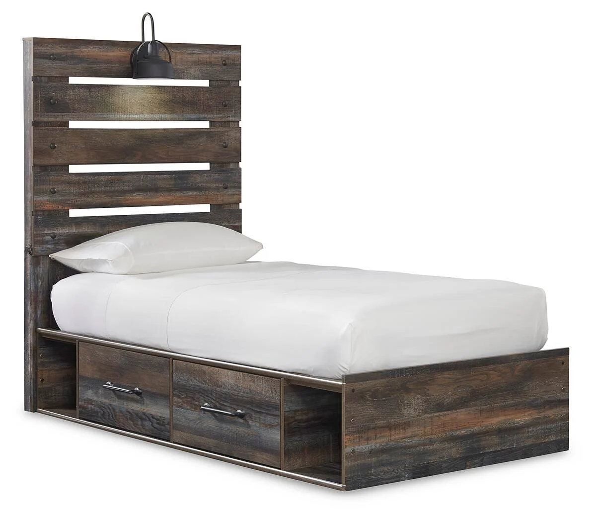 Drystan Panel Bed with 4 Storage Drawers - Image 4