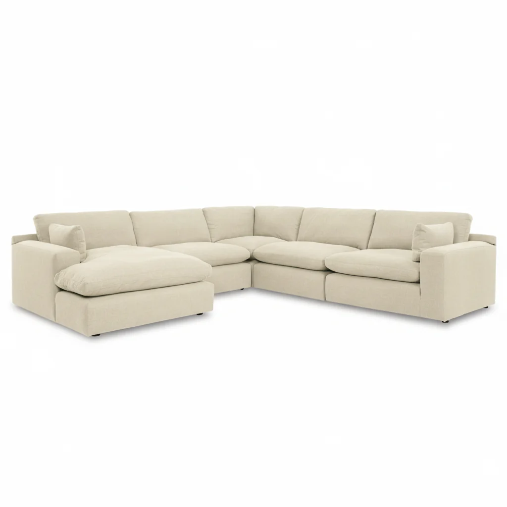 Elyza 5-Piece Sectional with Chaise