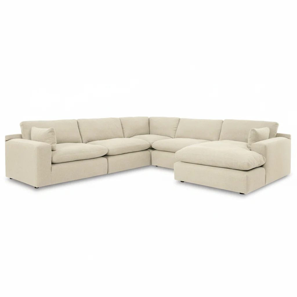Elyza 5-Piece Sectional with Chaise - Image 2