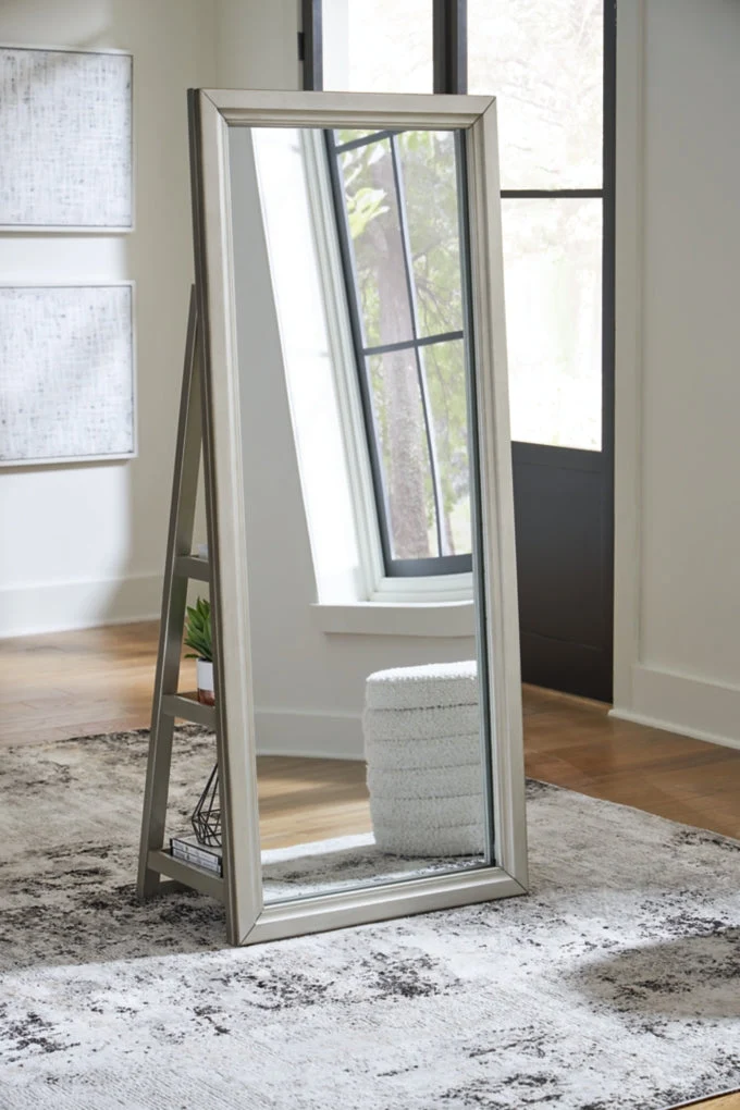 Evesen Floor Standing Mirror/Storage - Image 17