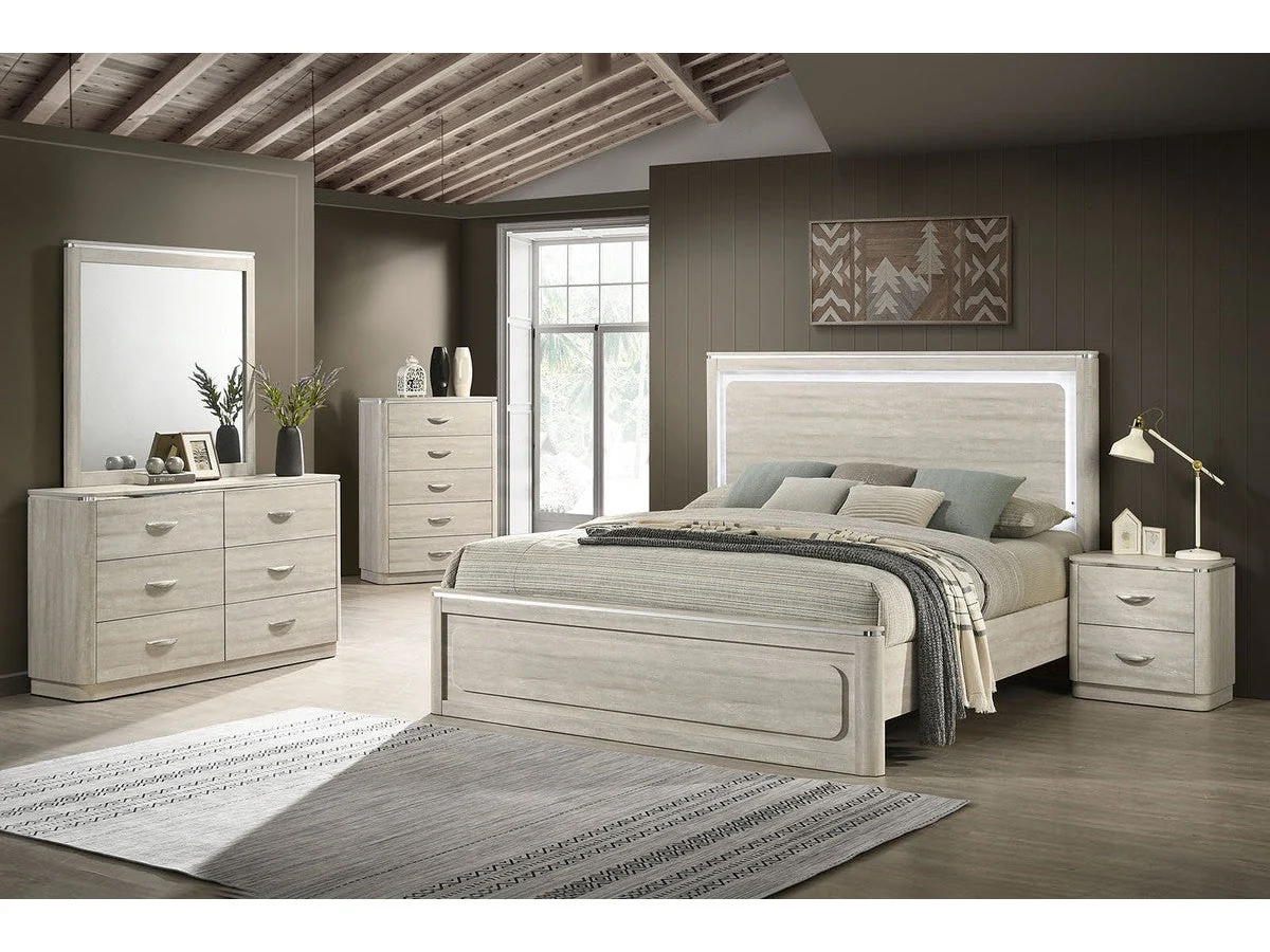Farsund Dusty Gray E.King Bed