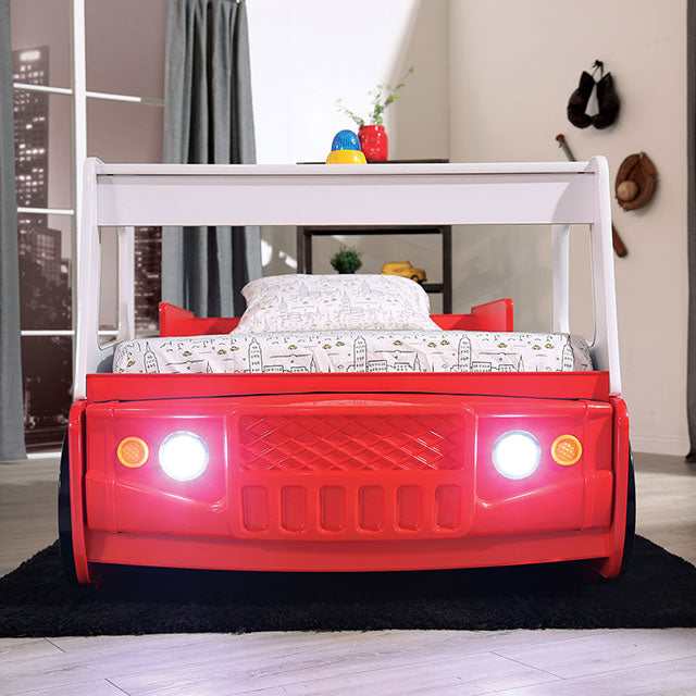 Fierstall Red Twin Bed - Image 5