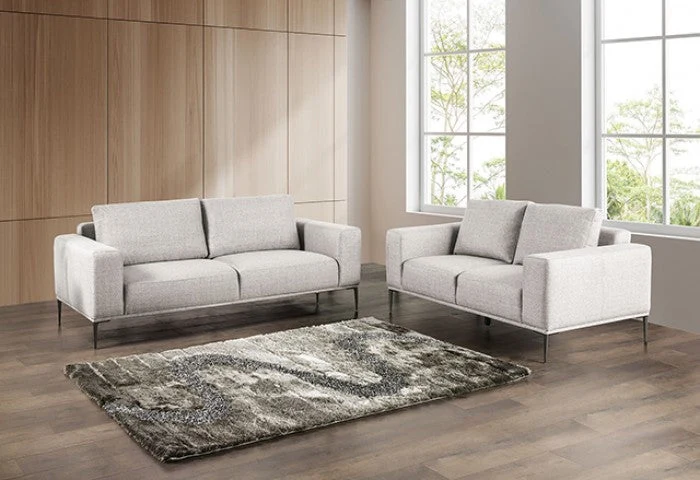 Forde Gray Loveseat - Image 5