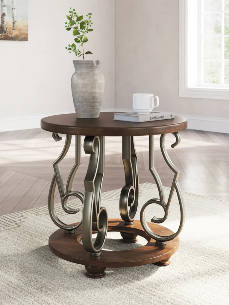 Frallyn Round End Table - Image 2