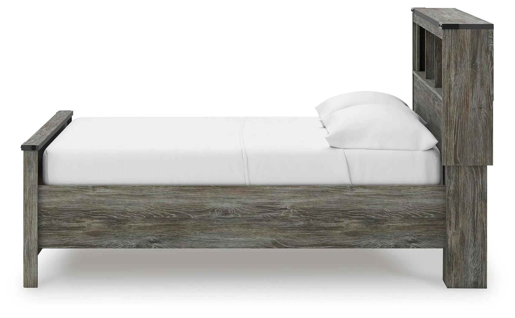 Frandern Bookcase Panel Bed with Storage - Image 8