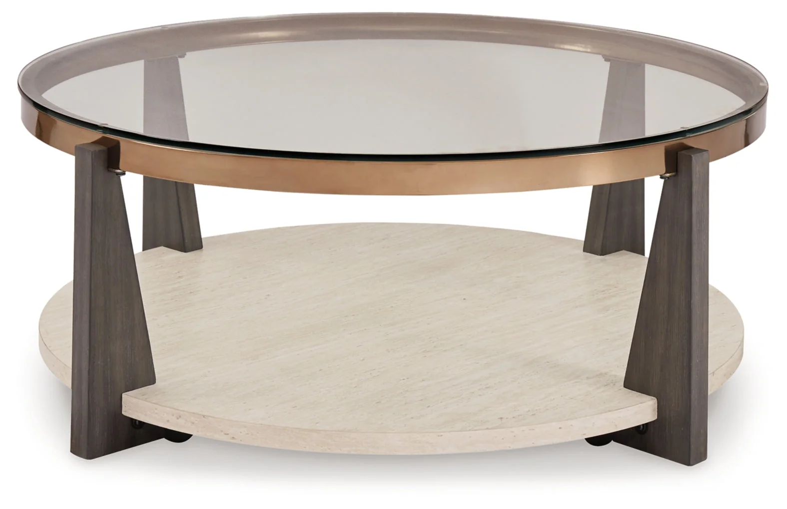 Frazwa Round Cocktail Table - Image 3