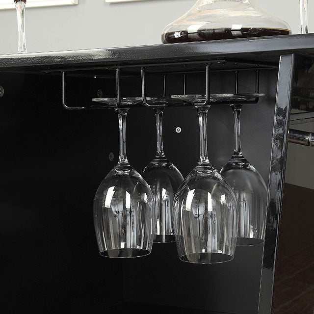Fuero Black/Chrome Bar Table - Image 2