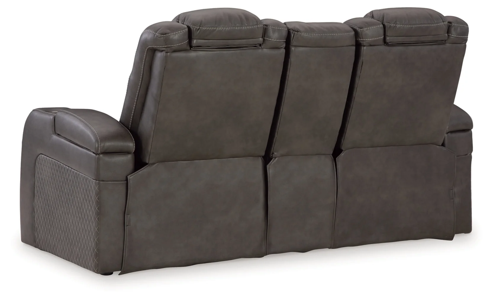 Fyne-Dyme Power Reclining Loveseat/Console/Adjustable Headrest - Image 6