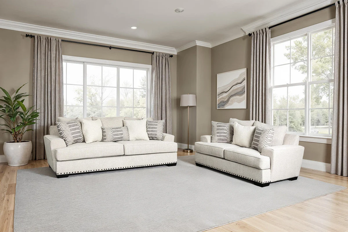 Gervais Taupe Oversized Sofa - Image 2