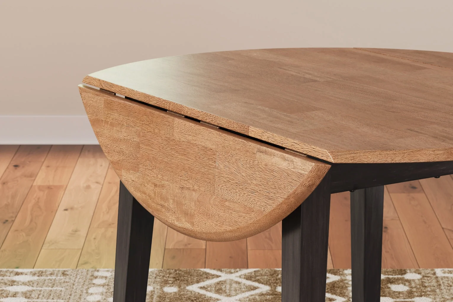 Gesthaven Round Dining Room Drop Leaf Table - Image 23