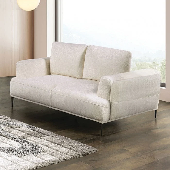 Gladbach Linen White Upholstery Living Room Set - Image 3