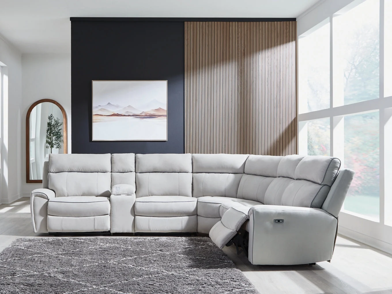 Grafton Pike 6-Piece Power Reclining Sectional - Image 2