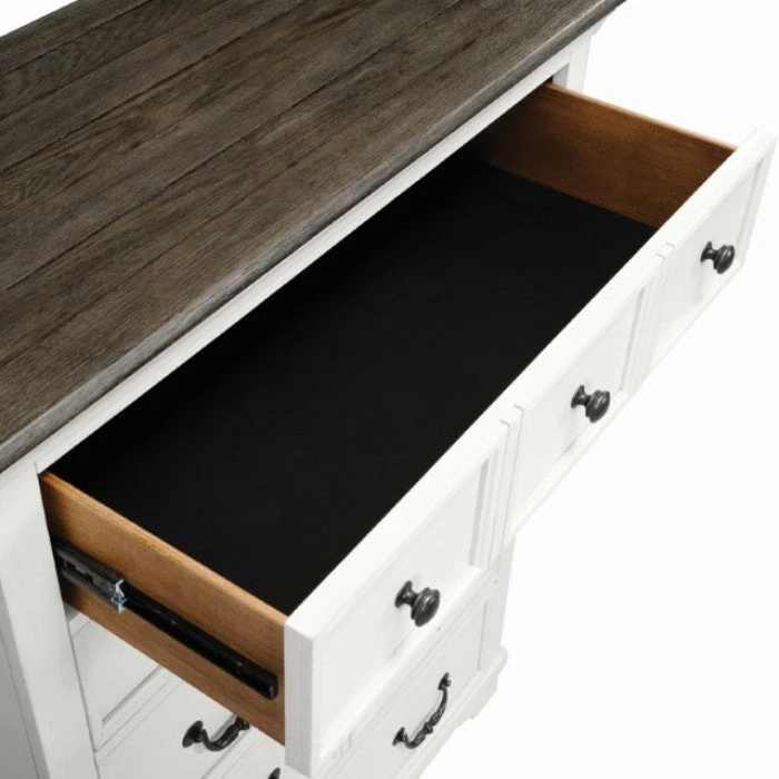 Hampstead White/Dark Brown Chest - Image 3