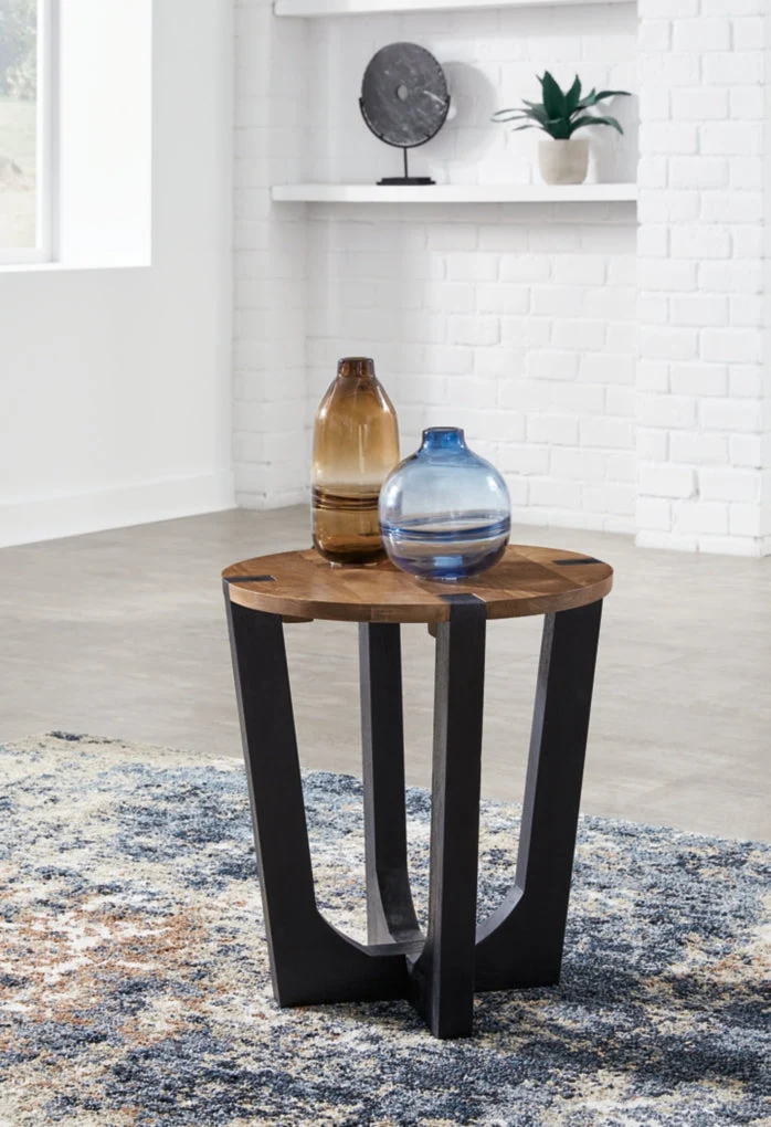 Hanneforth Round End Table - Image 2