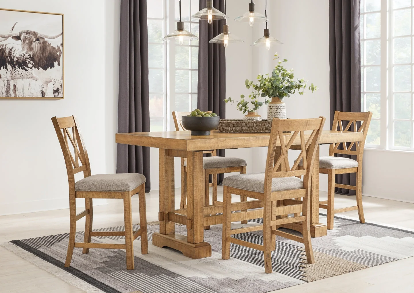 Havonplane Counter Height Dining Set (Up to 10 Barstools) - Image 2