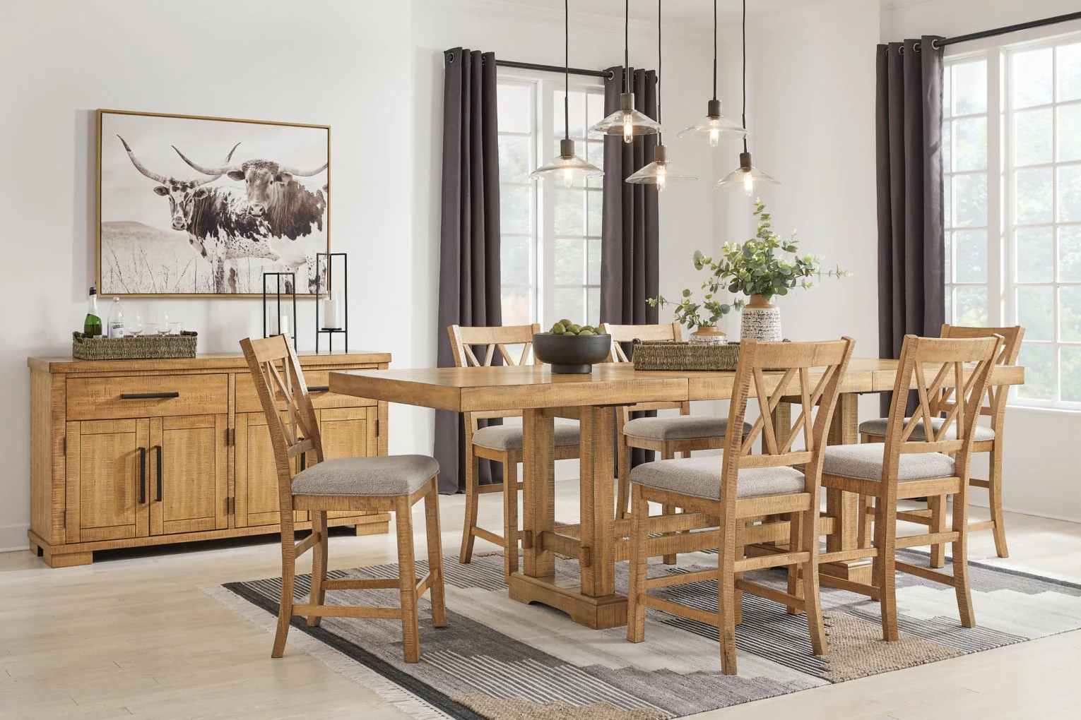 Havonplane Counter Height Dining Set (Up to 10 Barstools) - Image 3