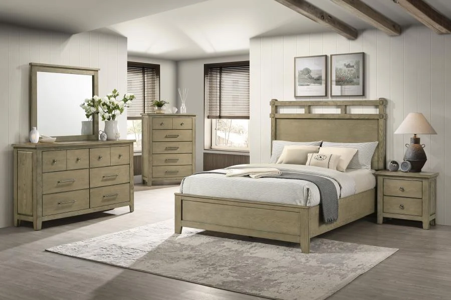 Hazlewood Dresser Mirror Vineyard Oak - Image 6