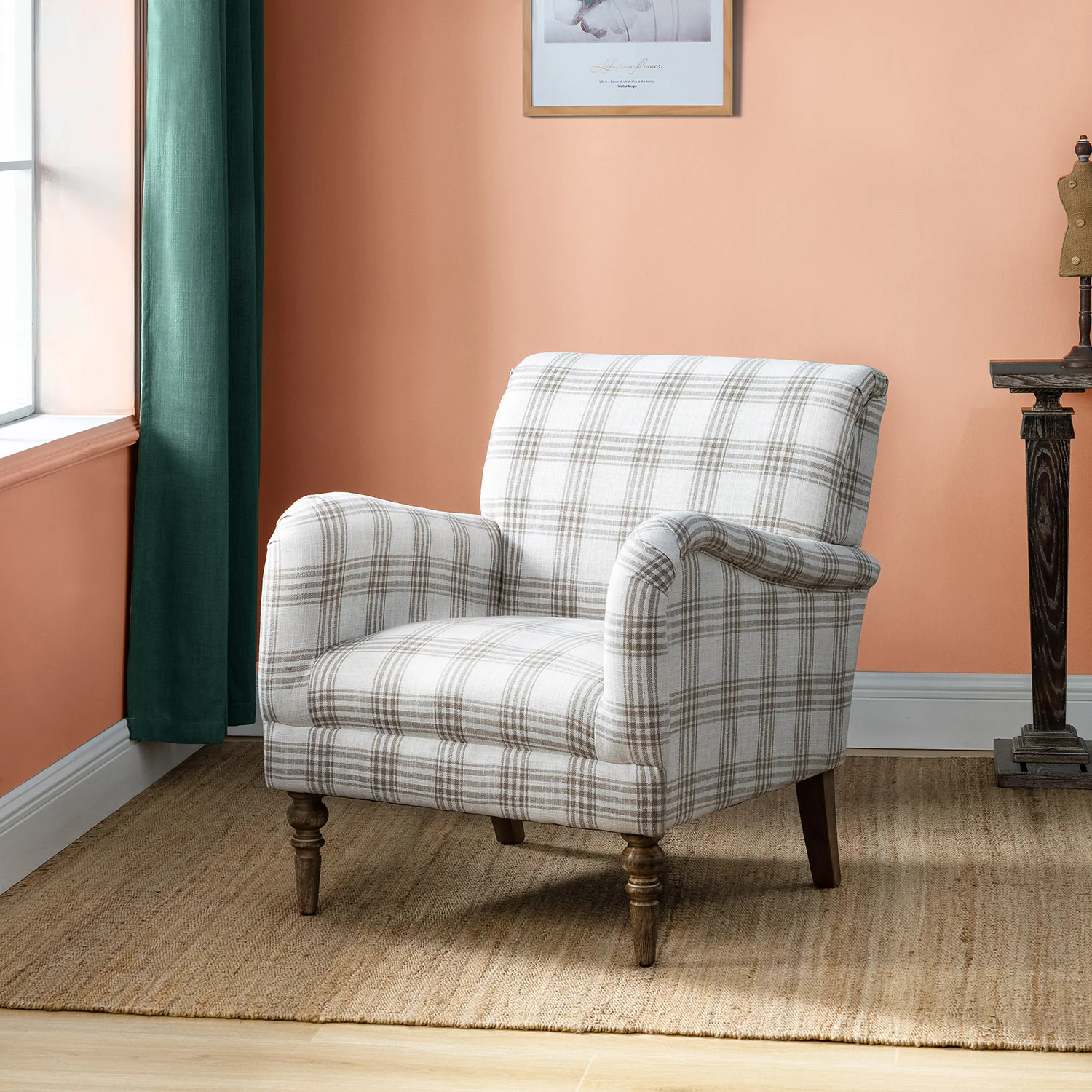 Malia Amchair in Tan