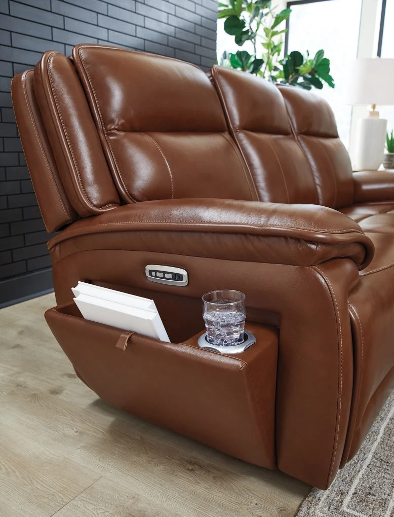 Healy Pier Power Reclining Sofa with Adjustable Headrest - Image 6