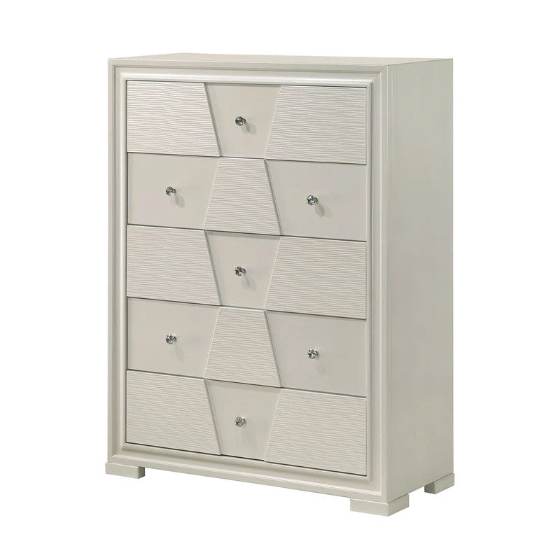 Holsted White 5 Pc. Queen Bedroom Set w/ 2NS - Image 2