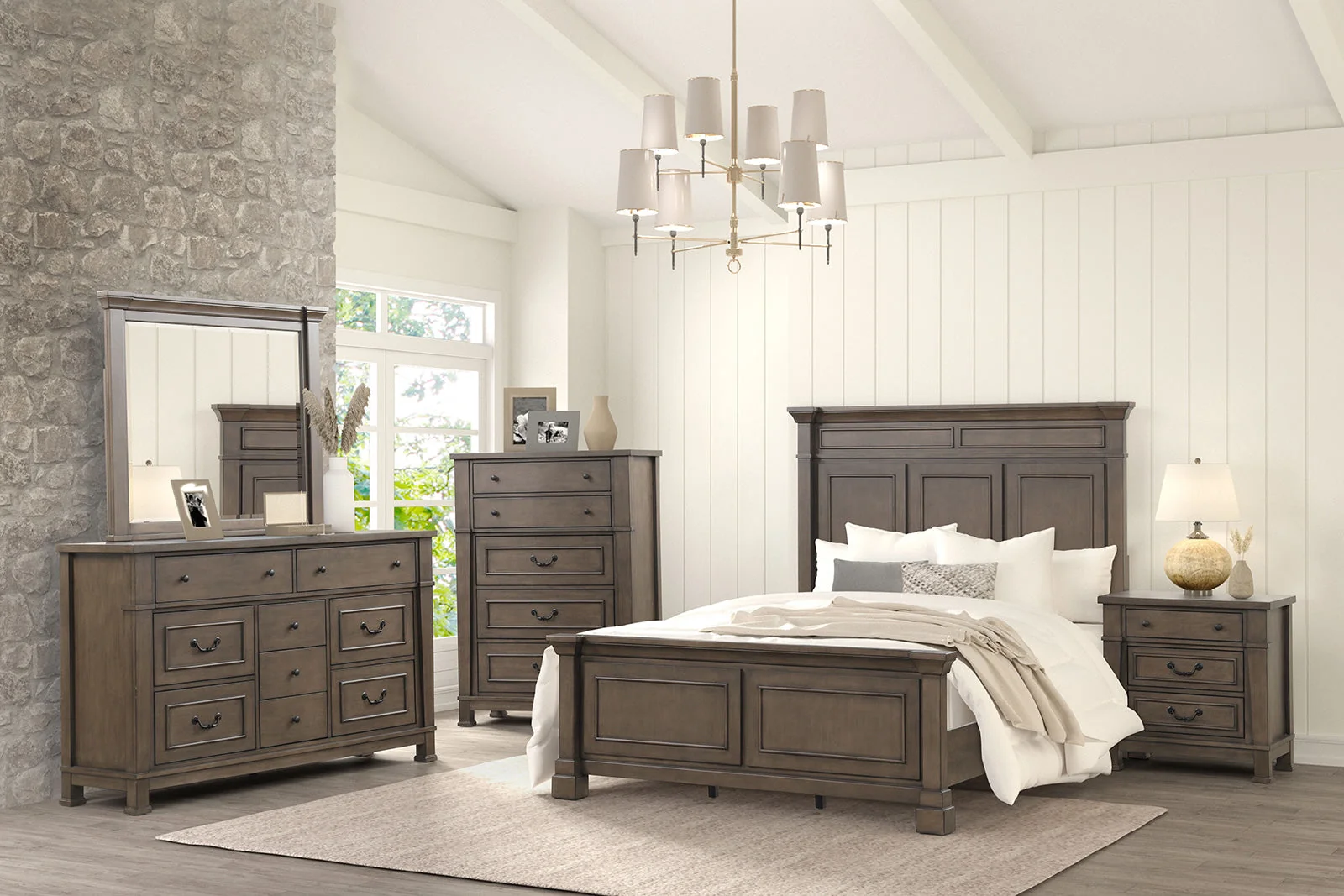 Huddersfield Dark Brown Chest - Image 5