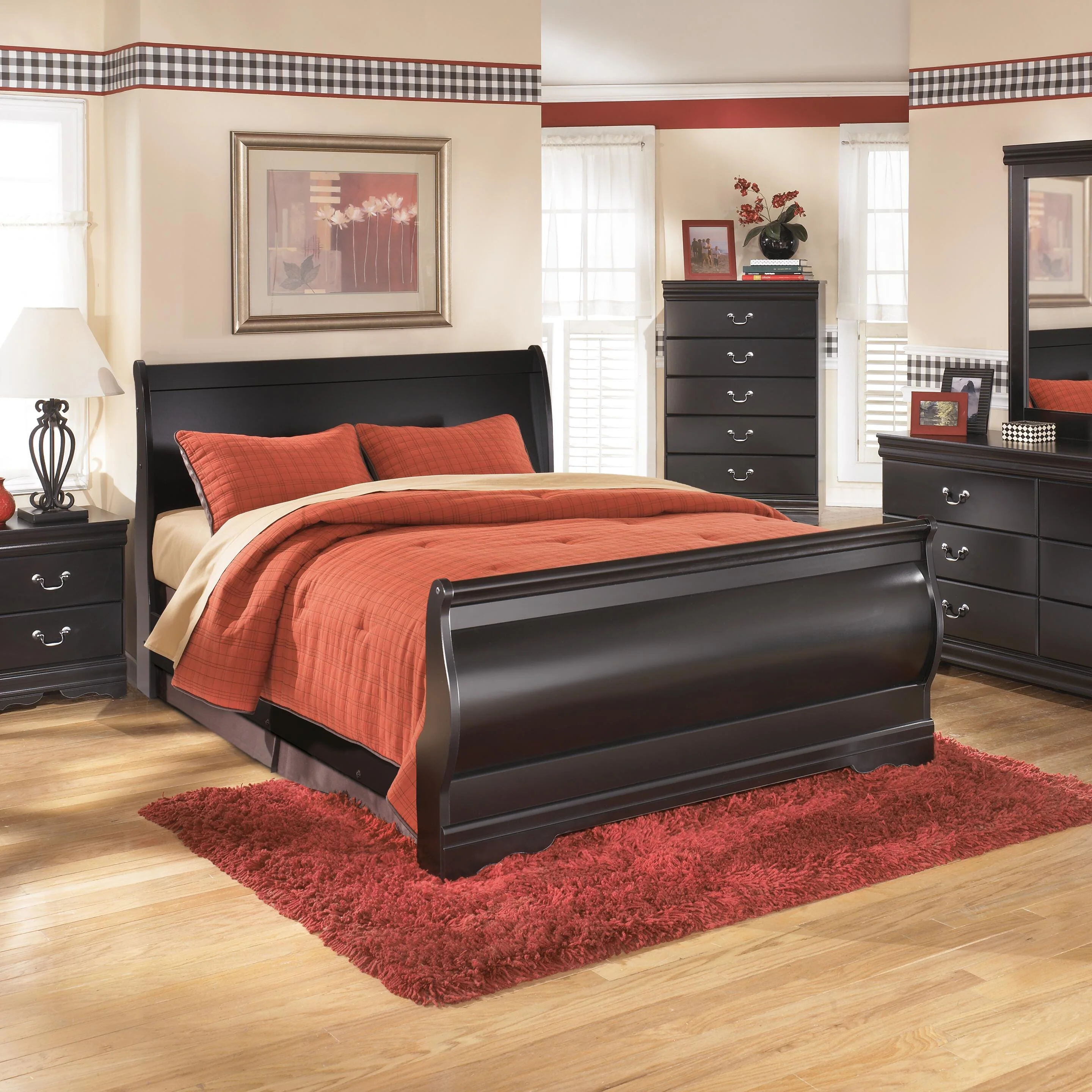 Huey Vineyard Sleigh Bed Bedroom Set - Image 17