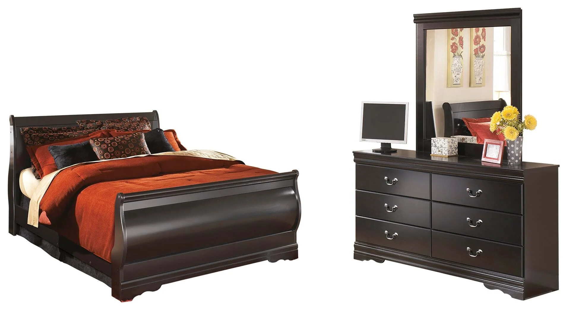 Huey Vineyard Sleigh Bed Bedroom Set - Image 5