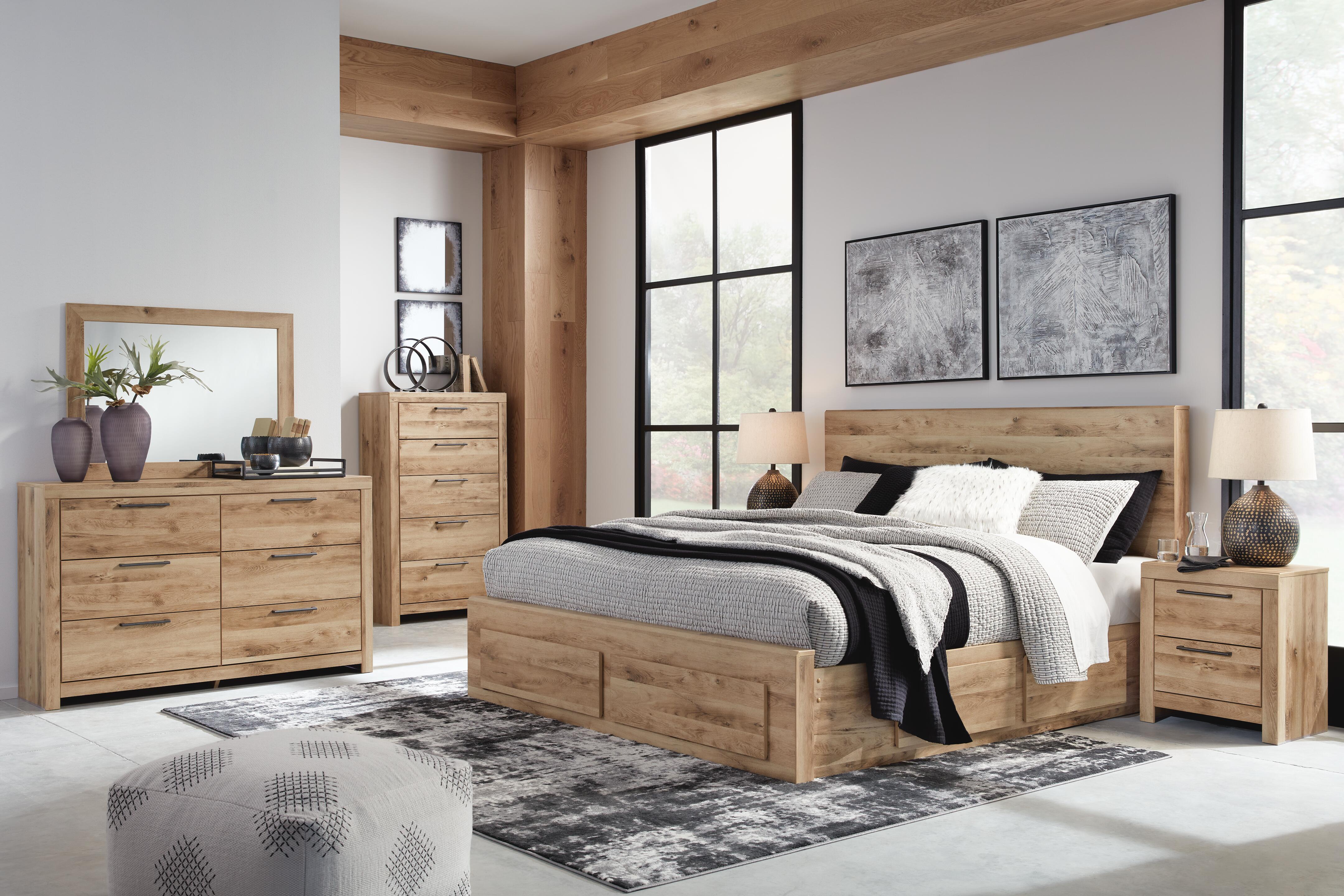 Hyanna Panel Storage Bed Bedroom Set - Image 9