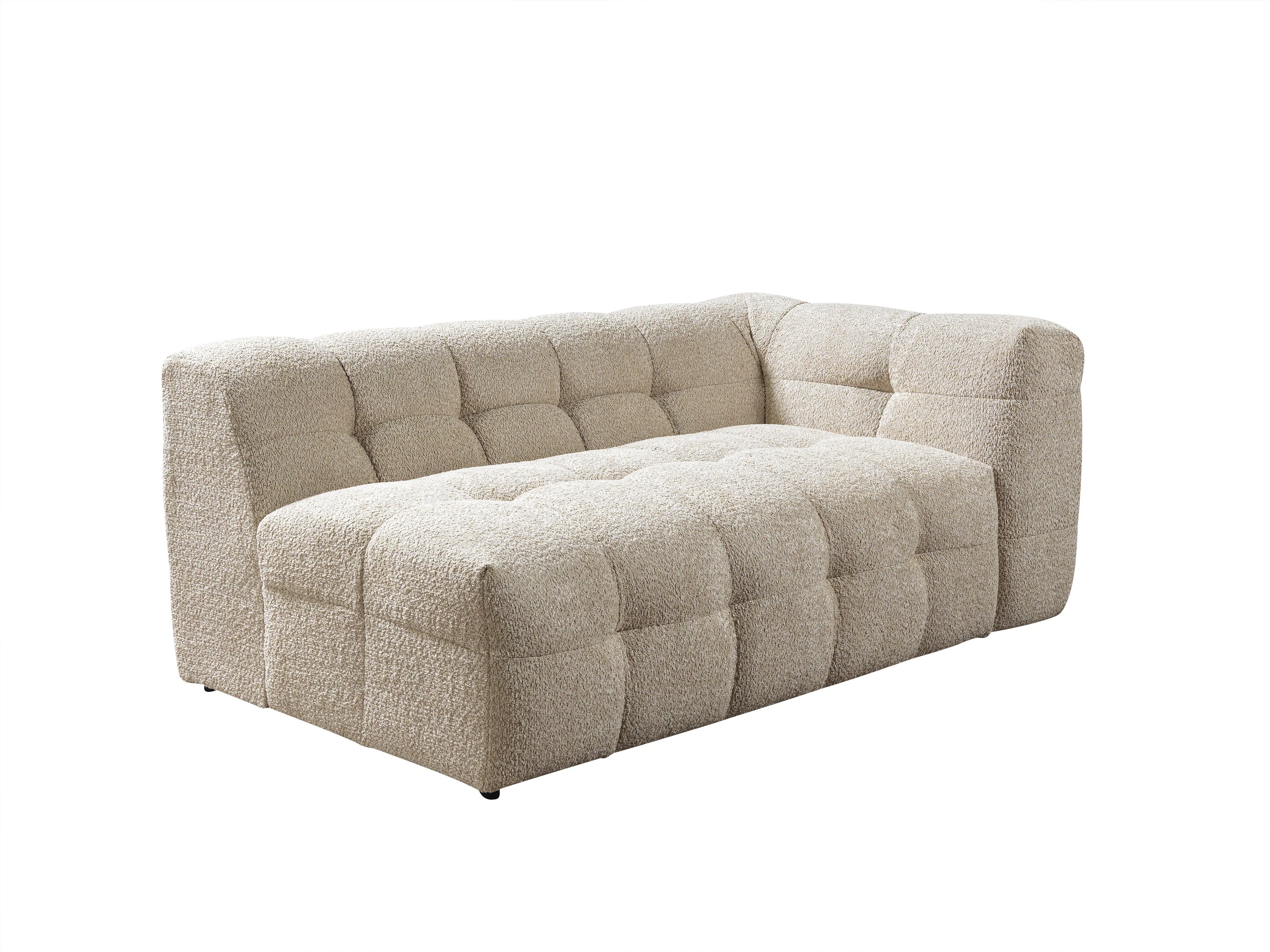 Ivy Sand Boucle LAF 110" Sectional - Image 18