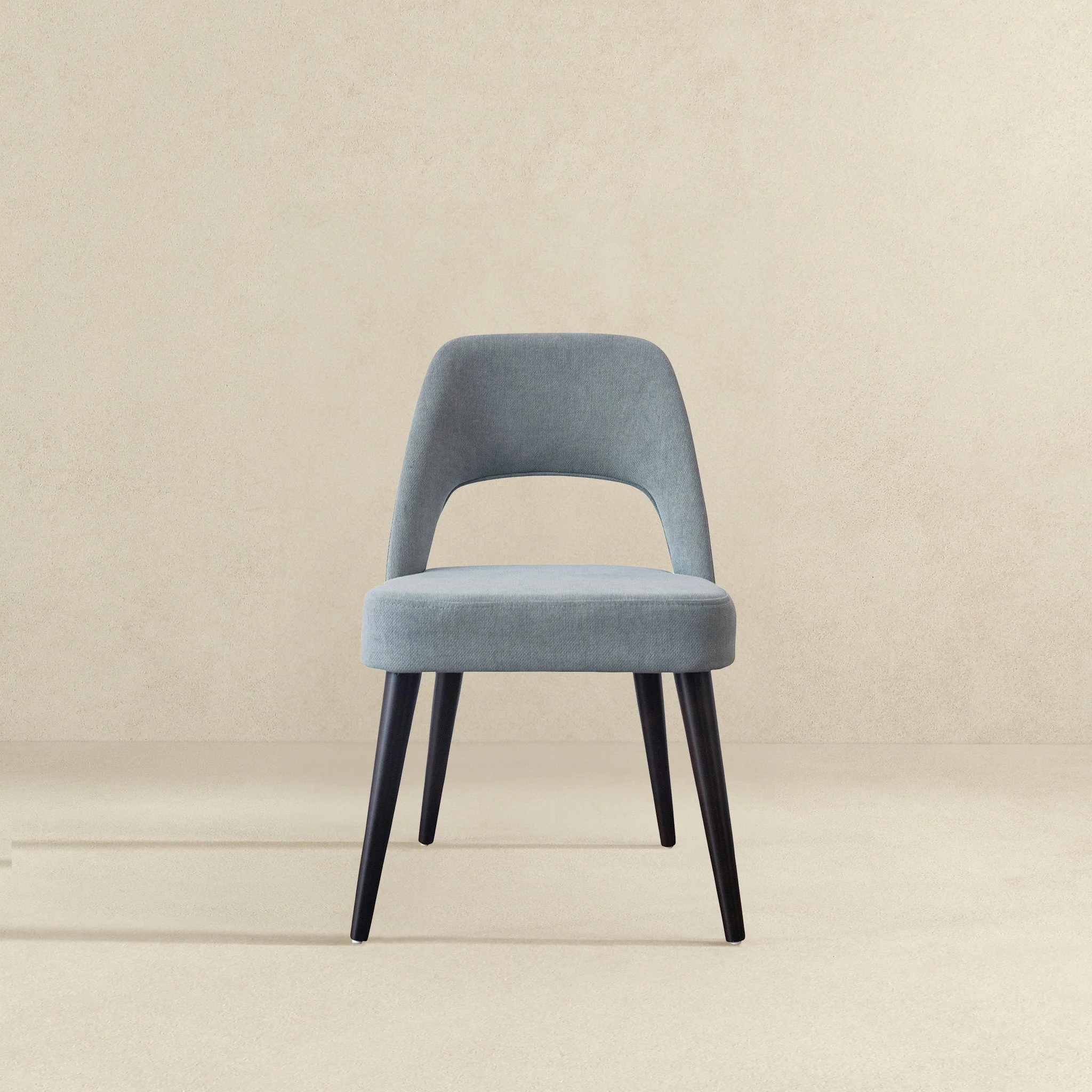 Juliana Mid Century Modern Grey Fabric Dining Chair (Set Of 2) - Image 2