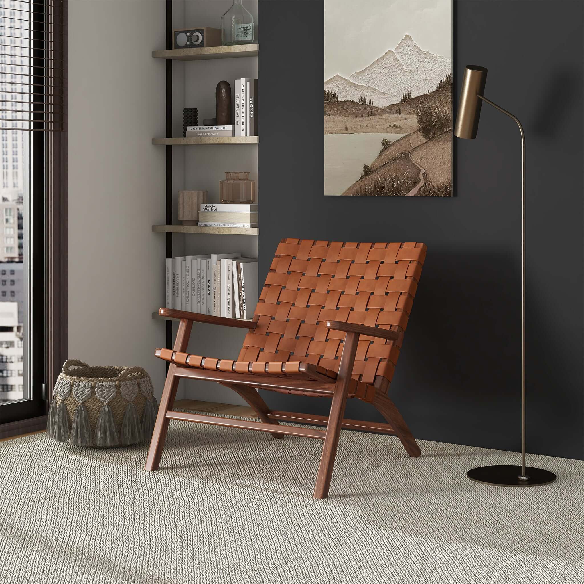 Kangley  Leather Arm Chair - Image 4