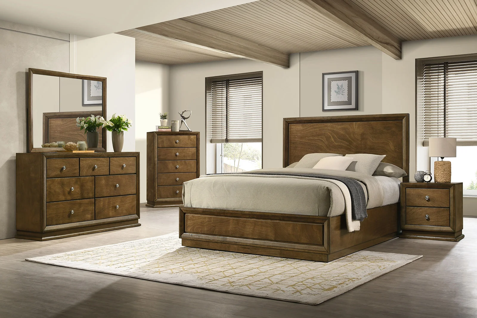Kirkham Walnut Twin Bed - Image 4