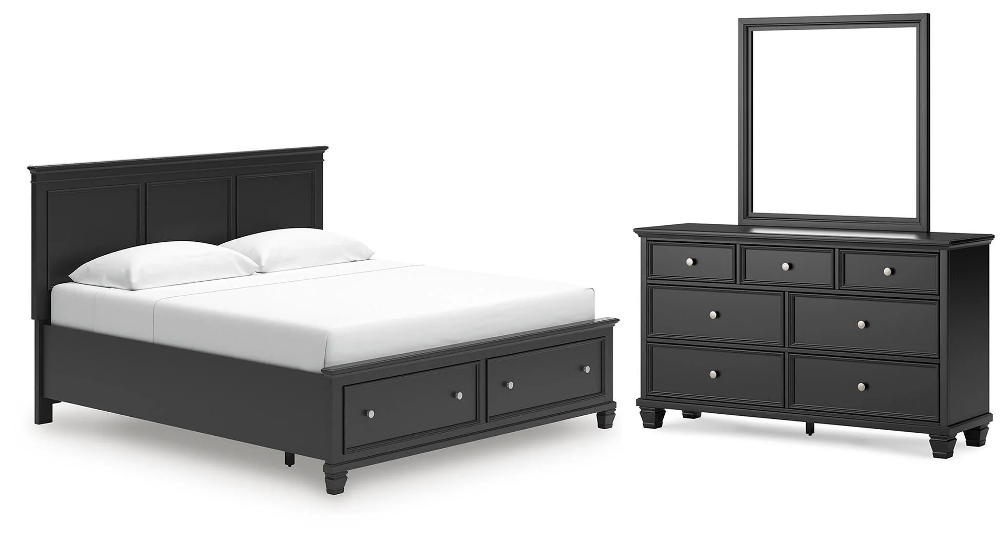Lanolee Panel Storage Bed Bedroom Set - Image 3