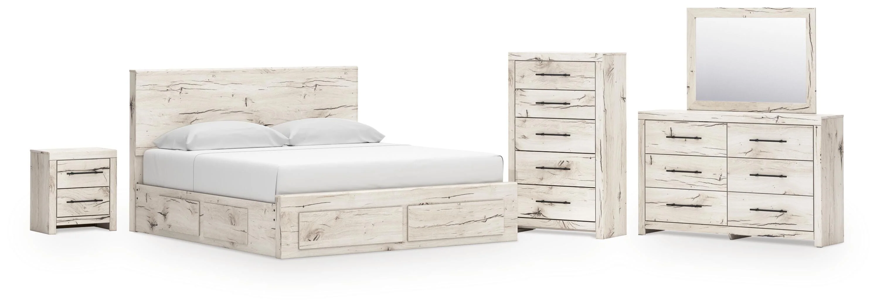 Lawroy Panel Storage Bed Bedroom Set - Image 16