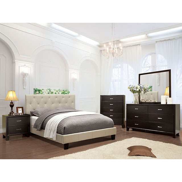 Leeroy Ivory Twin Bed - Image 2