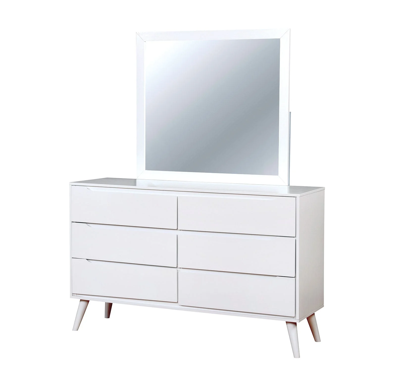 Lennart White 4 Pc. Full Bedroom Set - Image 6