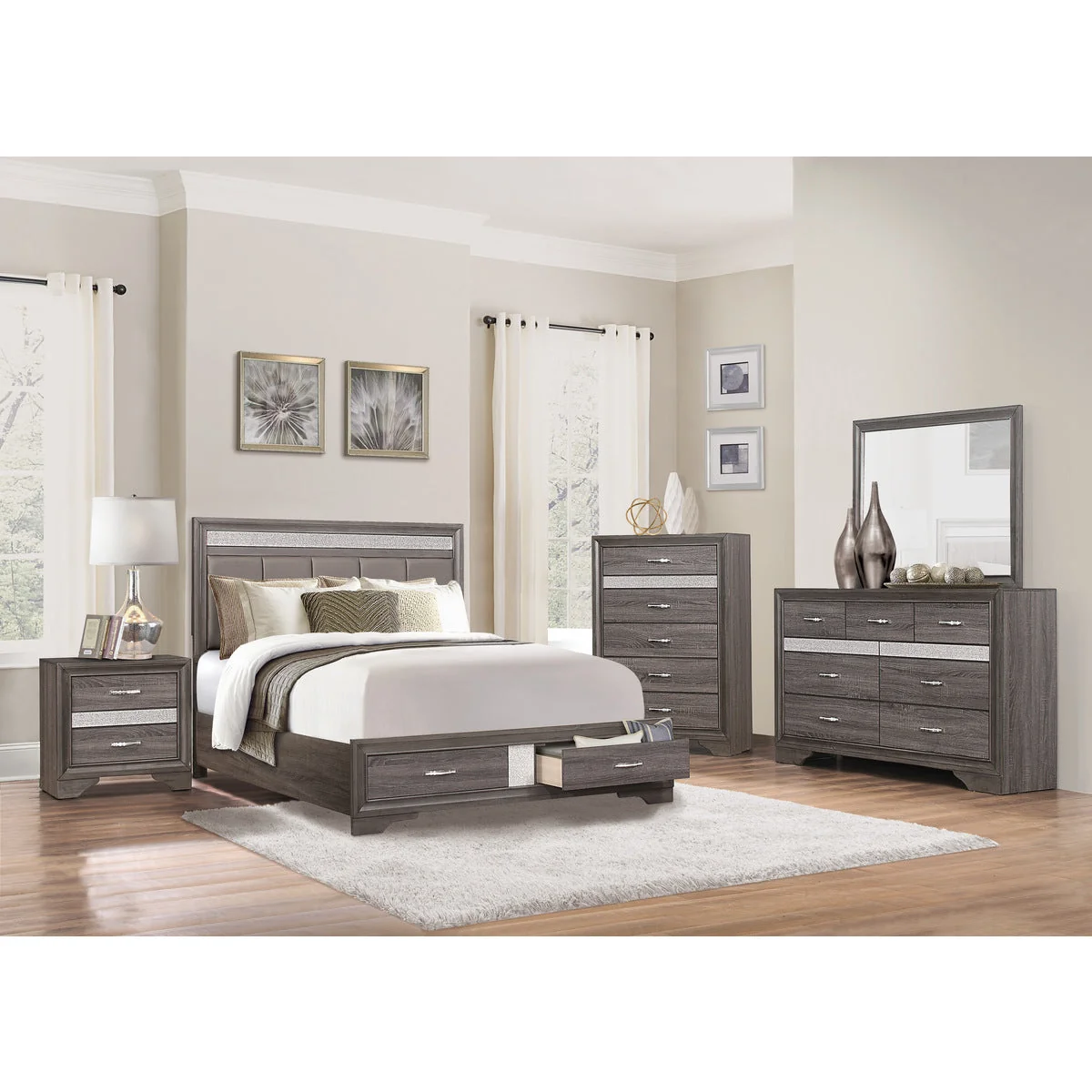 Luster Grey Dresser - Image 4