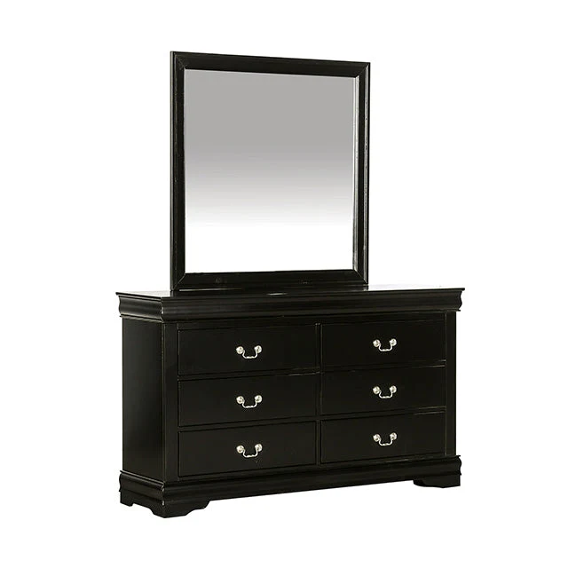 Louis Philippe Black Dresser - Image 4