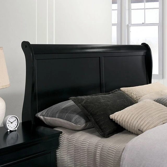 Louis Philippe Black Full Bed - Image 2