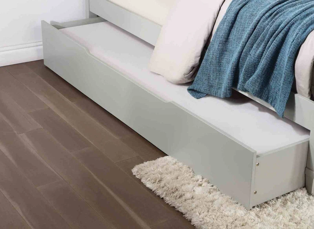 Lycorida Light Gray Twin Bed - Image 5