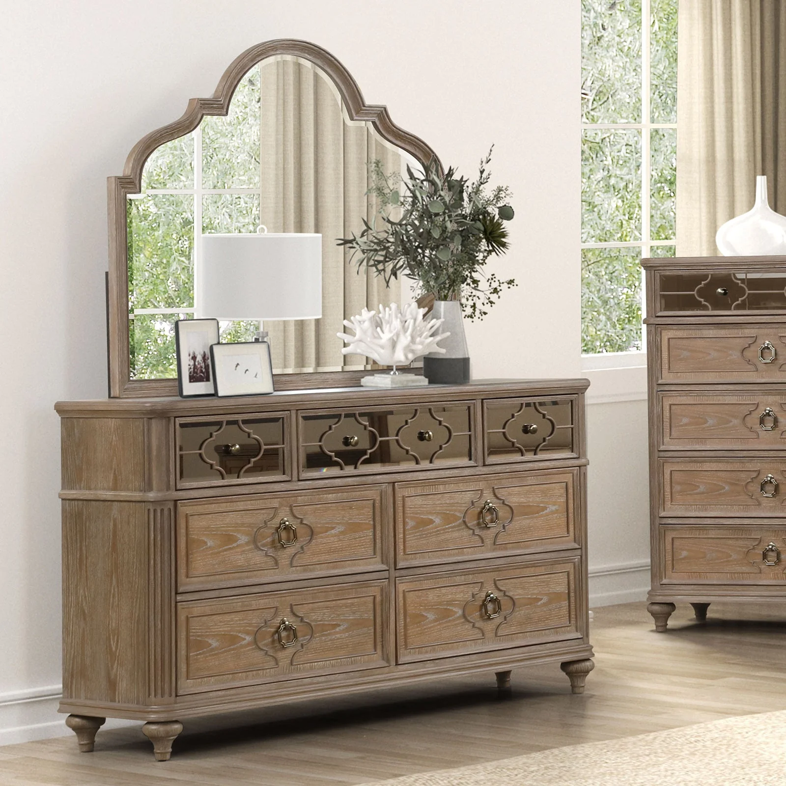 Lyris  Rustic Oak Dresser - Image 3