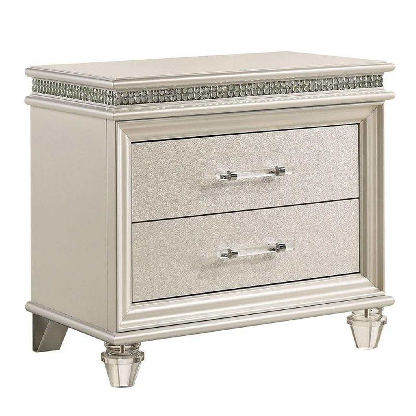 Maddie Silver Nightstand - Image 2