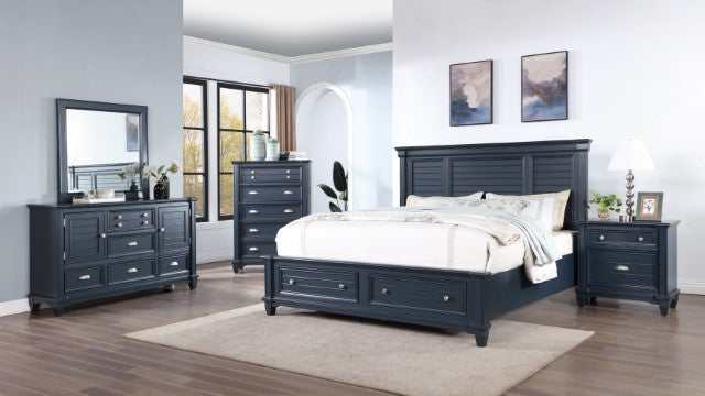 Manzanillo Slate Blue Queen Bed - Image 2