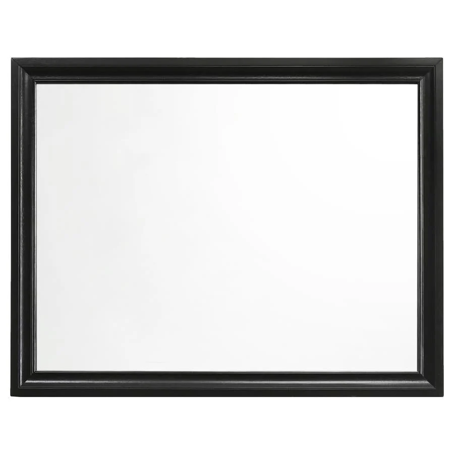 Miranda Dresser Mirror Black - Image 3